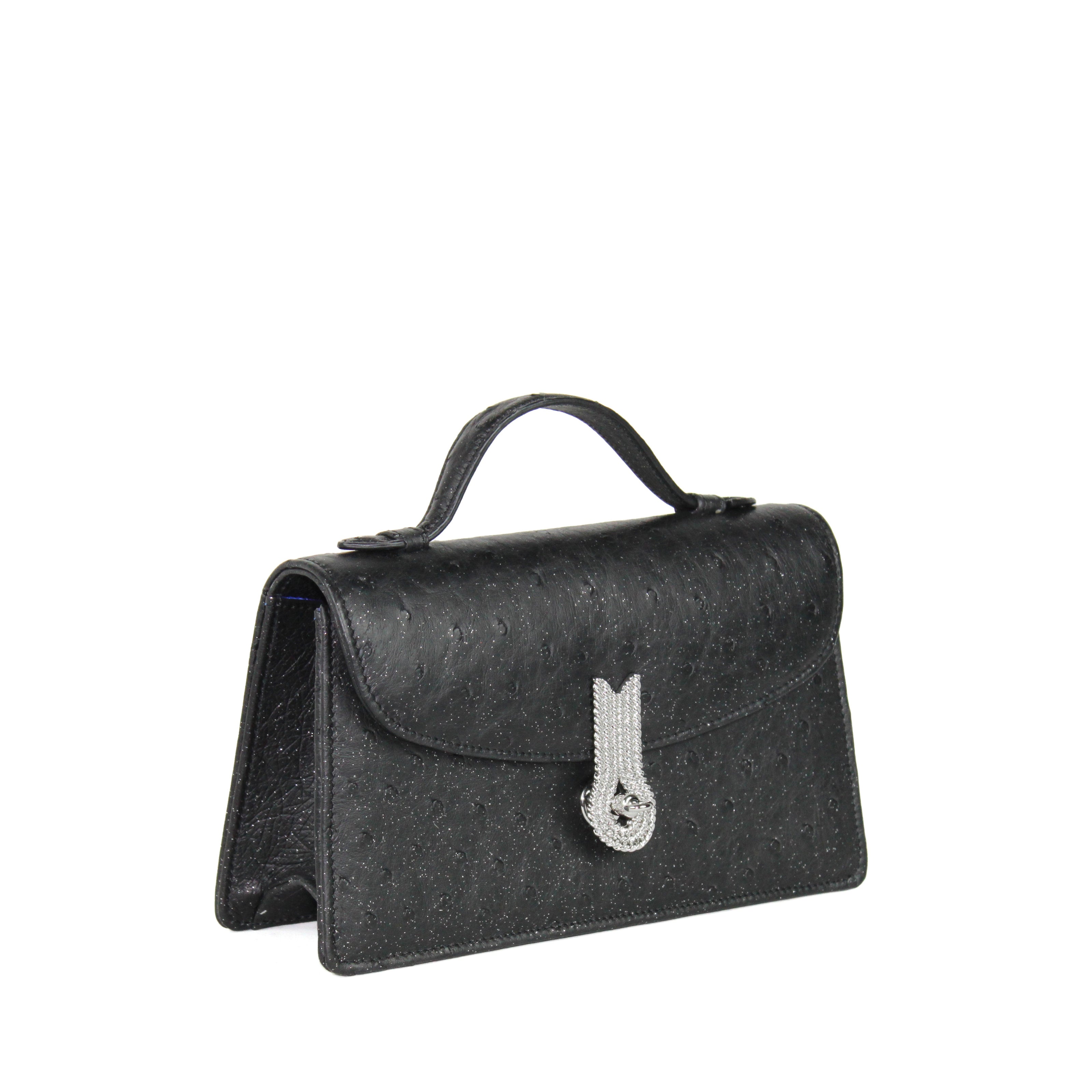 QUEEN ALTROVE OSTRICH PAILETTES BLACK - XMAS EDITION