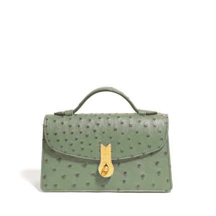 QUEEN ALTROVE OSTRICH PISTACCHIO