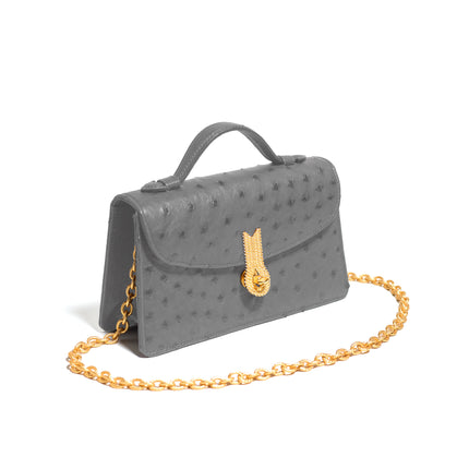 QUEEN ALTROVE OSTRICH GREY