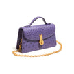 QUEEN ALTROVE OSTRICH VIOLET MTO - Delivery 40 working days