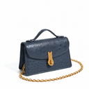 QUEEN ALTROVE OSTRICH BLUE NAVY GOLD