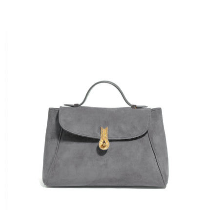 QUEEN MINI MUM SUEDE GREY