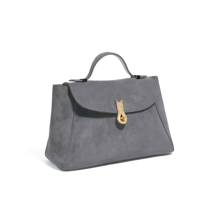 QUEEN MINI MUM SUEDE GREY