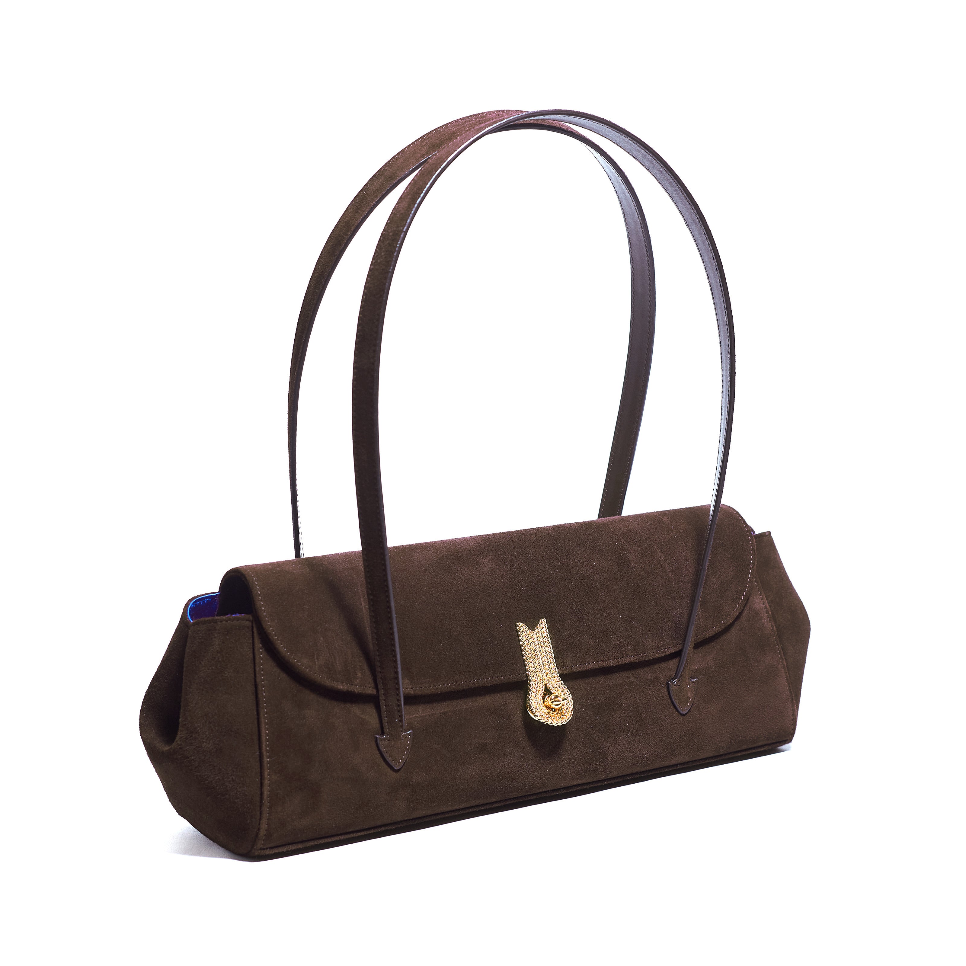 QUEEN PIERA SUEDE CIOCCOLATO