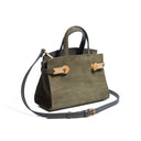 QUEEN DUAL MINI SUEDE MILITARE