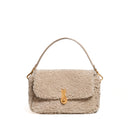 QUEEN BAGUETTE SOFT SHEARLING CACHEMIRE