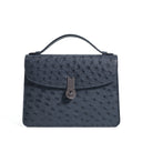 QUEEN ALTROVE BIG OSTRICH NAVY/GUNMETAL
