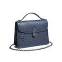 QUEEN ALTROVE BIG OSTRICH NAVY/GUNMETAL