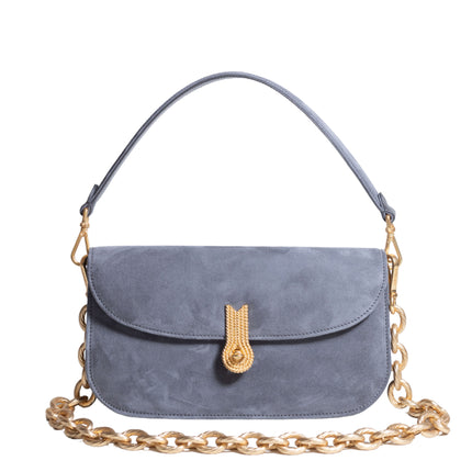 CACCIATORA LONG SUEDE GREY