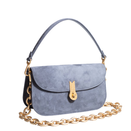 CACCIATORA LONG SUEDE GREY