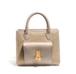 QUEEN TOTE MINI TORTORA STRAW