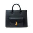 QUEEN TOTE GRAINED BLACK