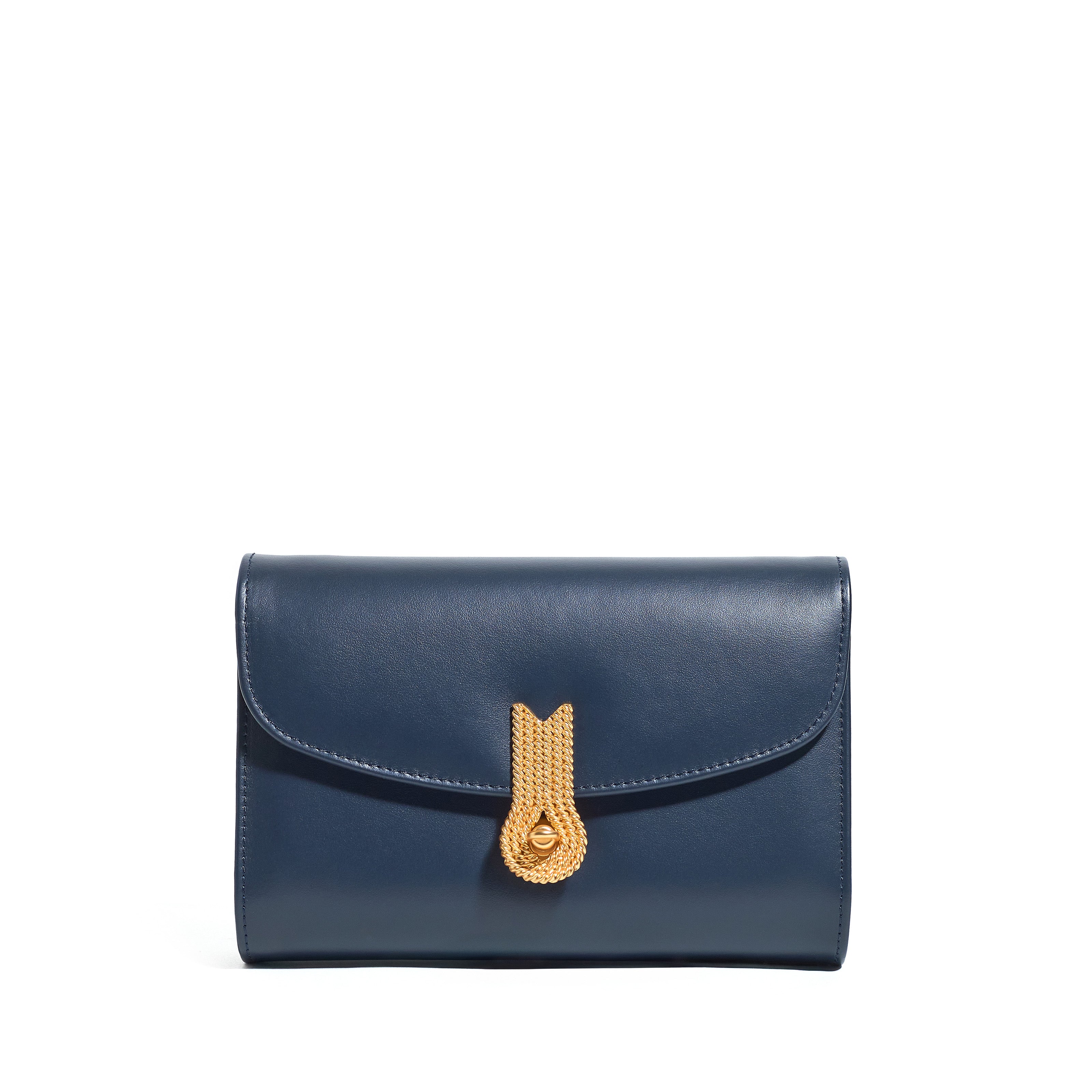 QUEEN MID CALF NAVY