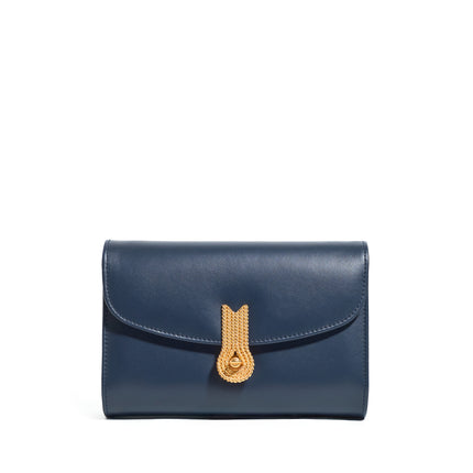 QUEEN MID CALF NAVY