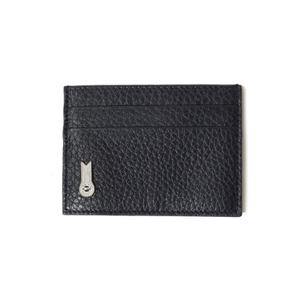 CARD HOLDER GRAINED BLACK