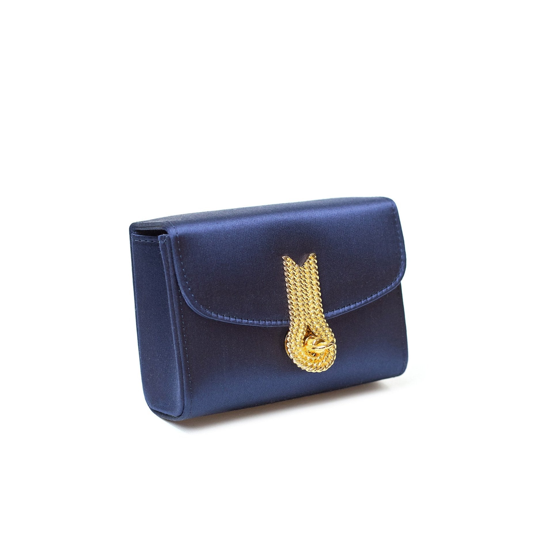 QUEEN MICRO SATIN NAVY