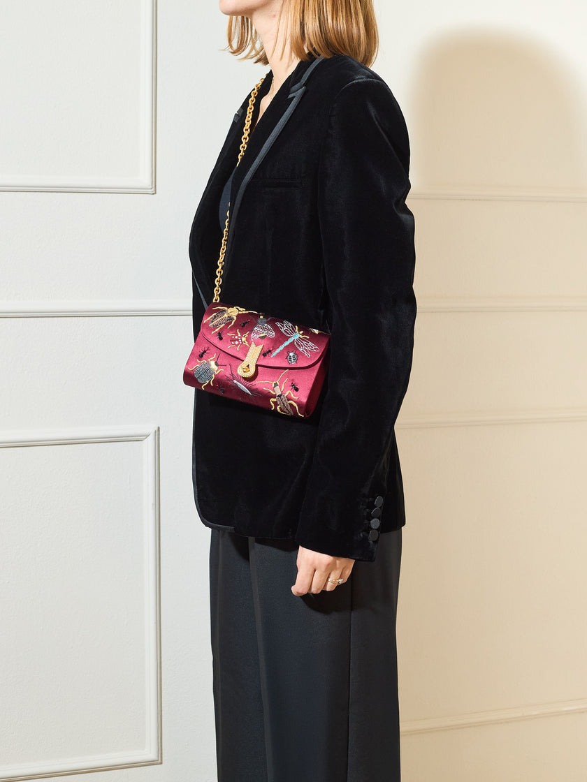 QUEEN MID INSECTA BORDEAUX