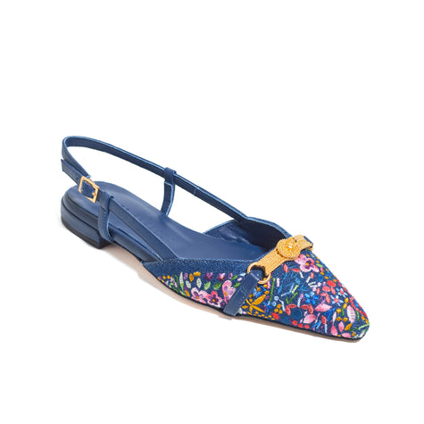QUEEN SLINGBACK JEANS FIORI