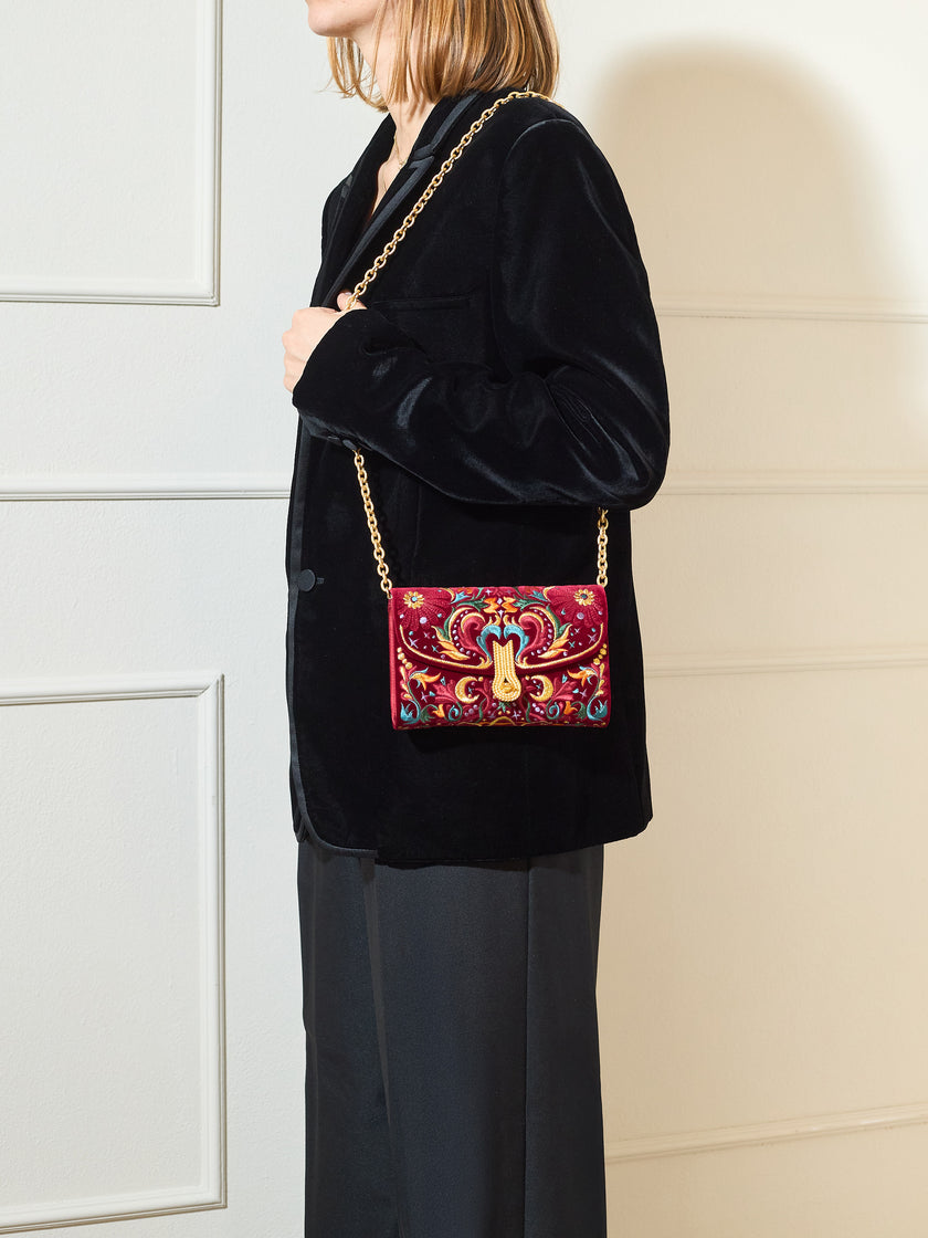 QUEEN MID CARTOMANTE RED