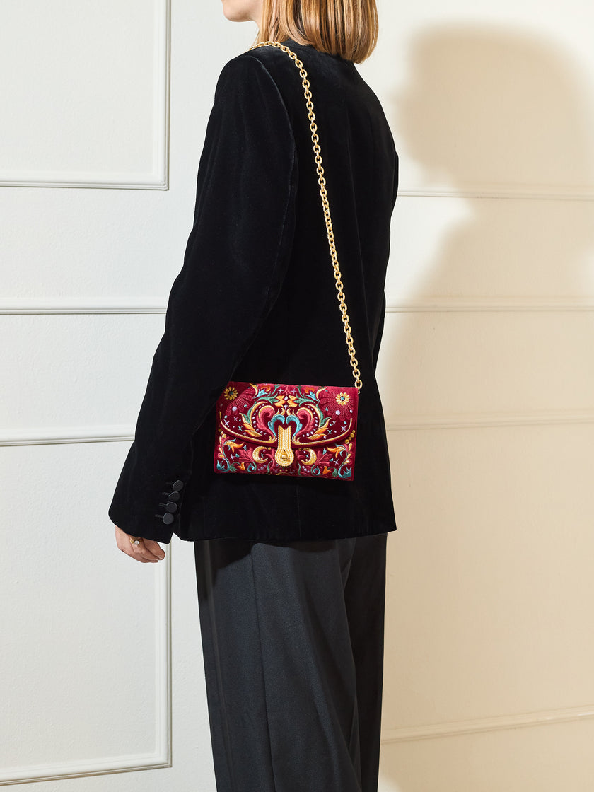 QUEEN MID CARTOMANTE RED