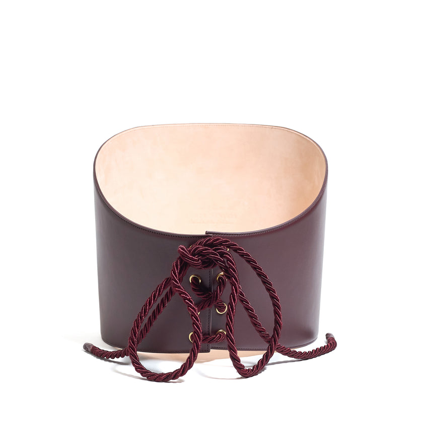 QUEEN CORSET BELT OXBLOOD