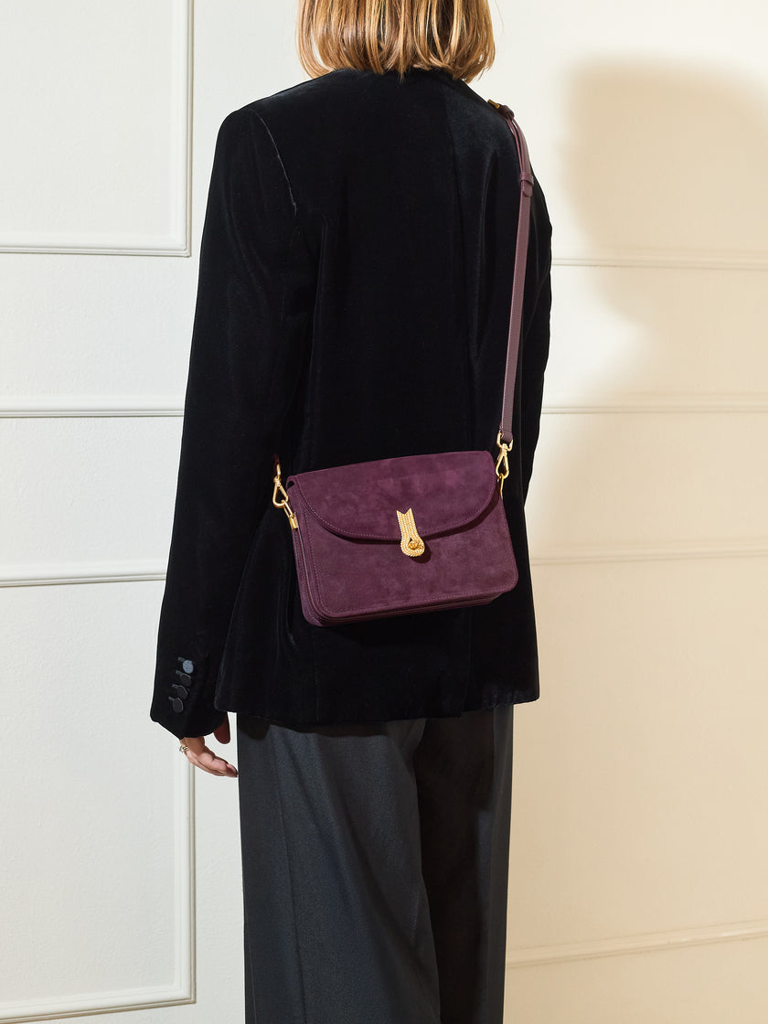 QUEEN VERA SUEDE VINTAGE PORT