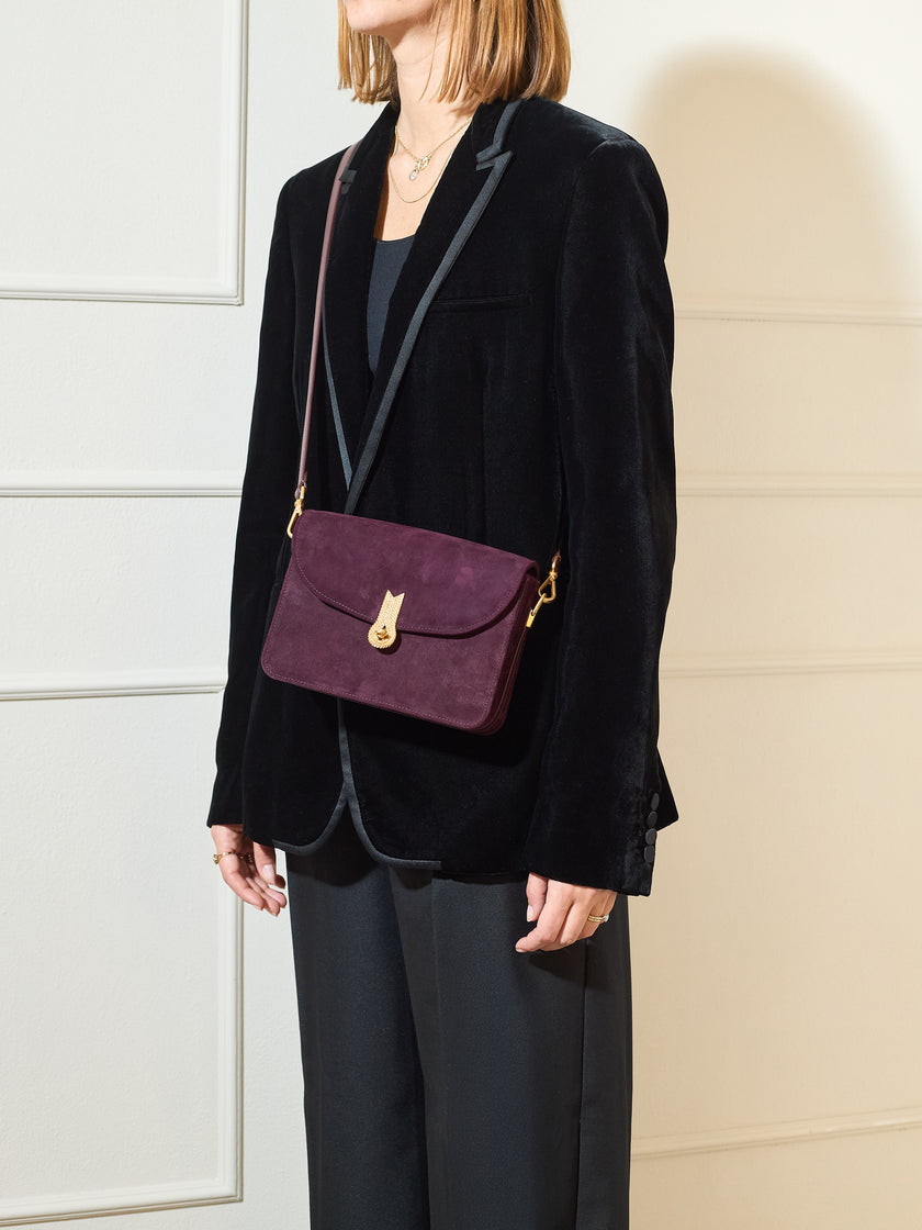 QUEEN VERA SUEDE VINTAGE PORT