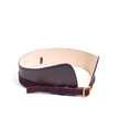 BUCKLE CORSET BELT OXBLOOD