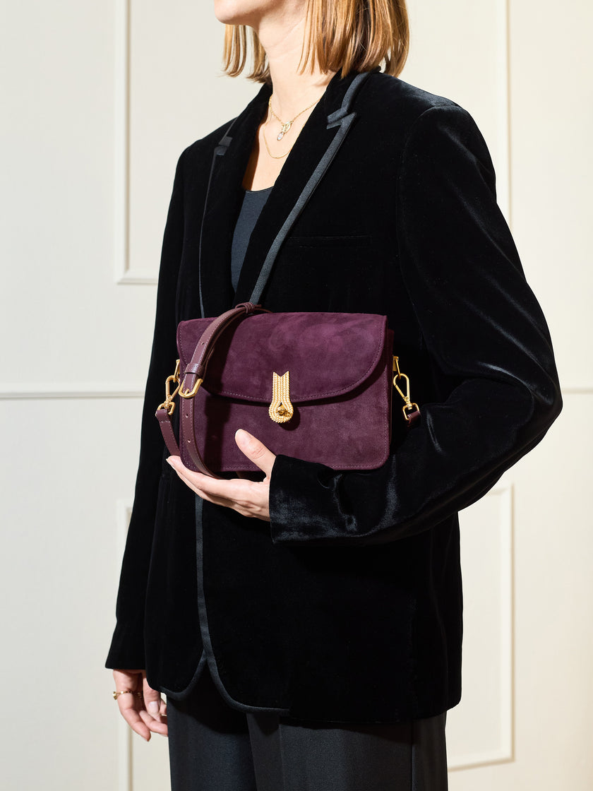 QUEEN VERA SUEDE VINTAGE PORT