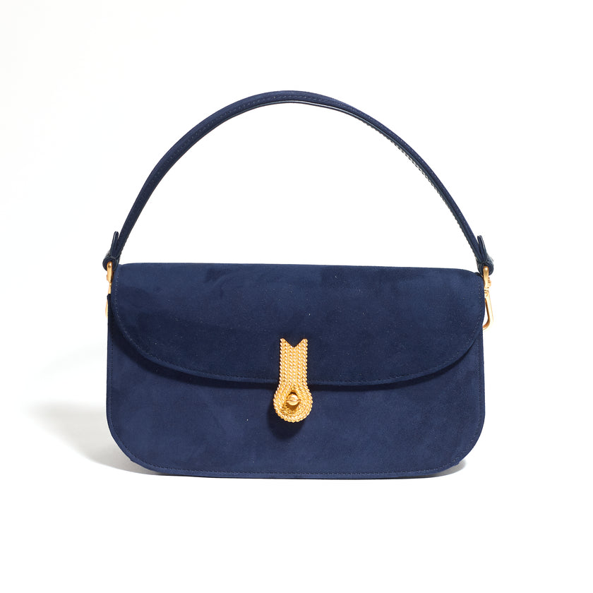 CACCIATORA LONG SUEDE BLUE