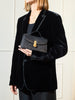 QUEEN ALTROVE OSTRICH BLACK MTO - Delivery 40 working days