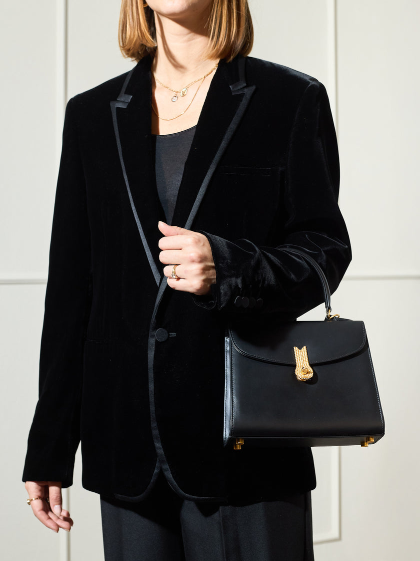 QUEEN HANDBAG POCKET BLACK