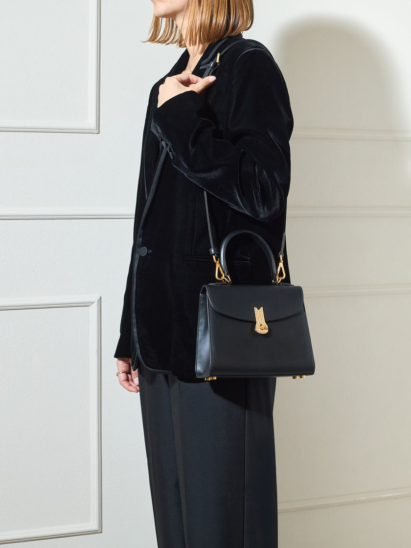 QUEEN HANDBAG POCKET BLACK