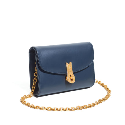QUEEN MID CALF NAVY