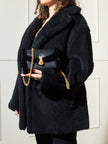 QUEEN MID SHEARLING BLACK