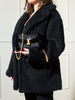 QUEEN MID SHEARLING BLACK