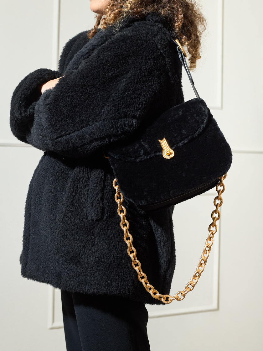CACCIATORA SHEARLING BLACK