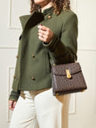 QUEEN HANDBAG OSTRICH TDM