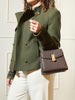 QUEEN HANDBAG OSTRICH TDM