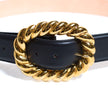 OVAL TWIST BELT BLACK