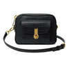 QUEEN TRAVEL CROCO MATTE BLACK