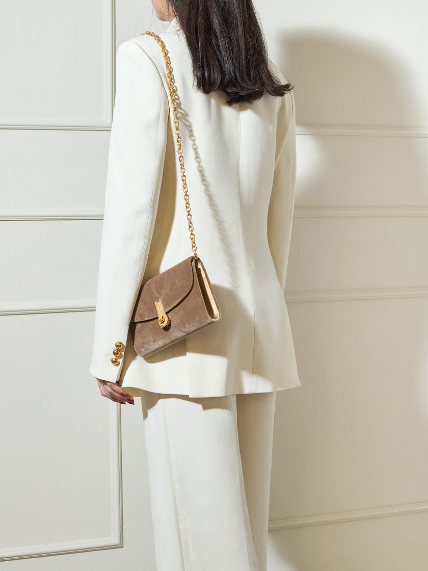 QUEEN MID VELVET CAPPUCCINO