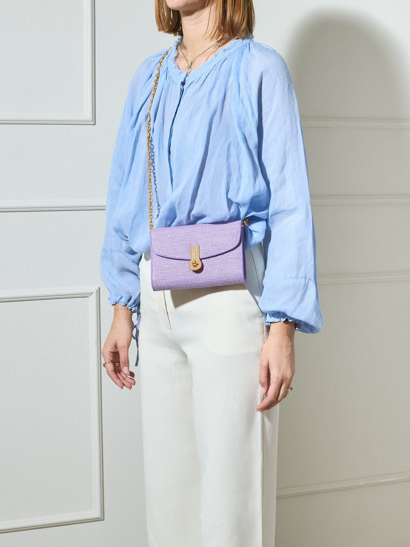 QUEEN MID STRAW LILAC