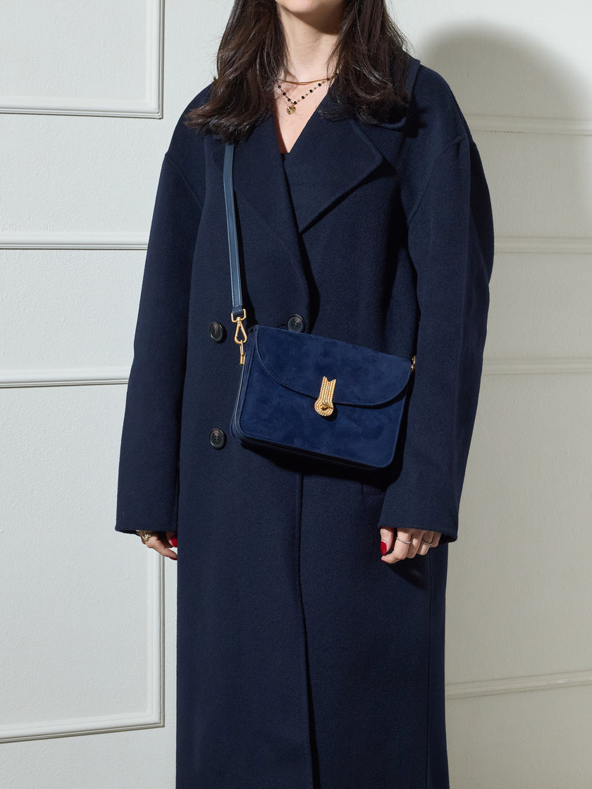 QUEEN VERA SUEDE NAVY