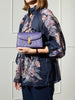 QUEEN ALTROVE OSTRICH VIOLET MTO - Delivery 40 working days