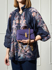 QUEEN ALTROVE OSTRICH VIOLET MTO - Delivery 40 working days