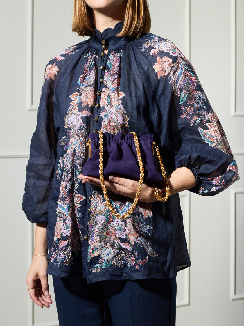 RAVIOLO SUEDE VIOLET