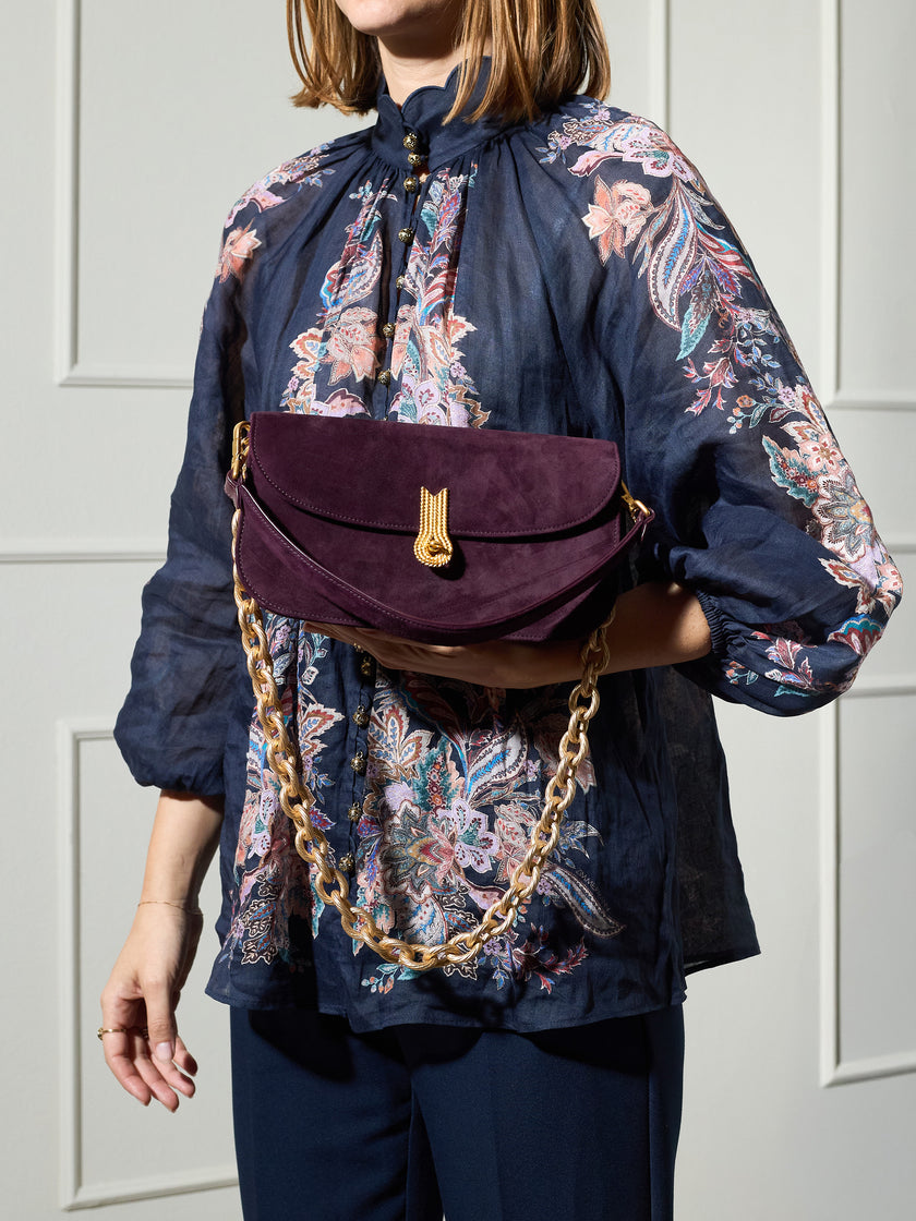 CACCIATORA LONG SUEDE VINTAGE PORT