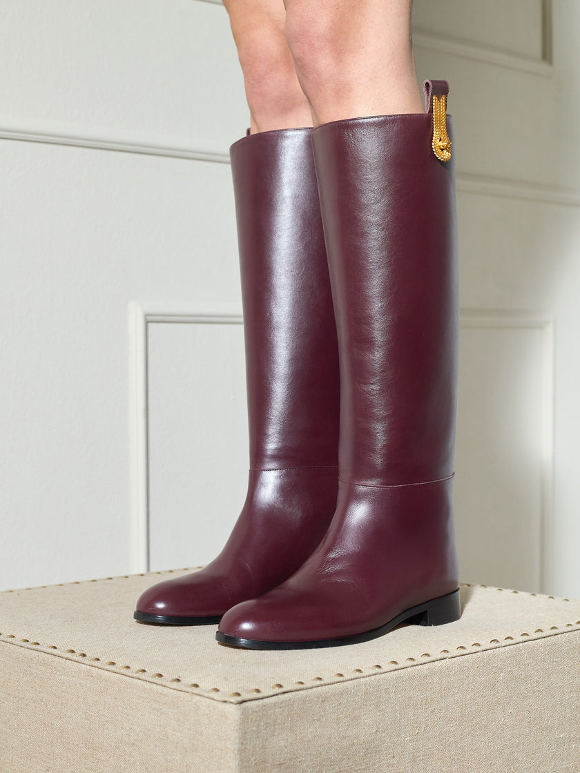 QUEEN BOOTS OXBLOOD