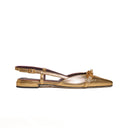 QUEEN SLINGBACK IN CAMOSCIO VINTAGE PORT